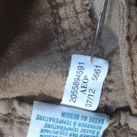 American Eagle RipStop Cargo Shorts Longer Length Size 28 - Picture 9 of 14